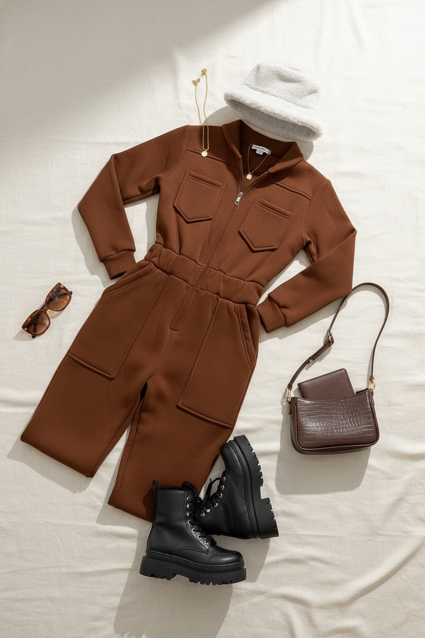 Pure Cotton Winter Essential Jumpsuit