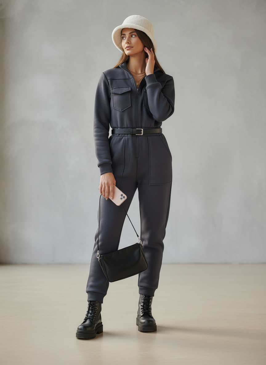 Pure Cotton Winter Essential Jumpsuit