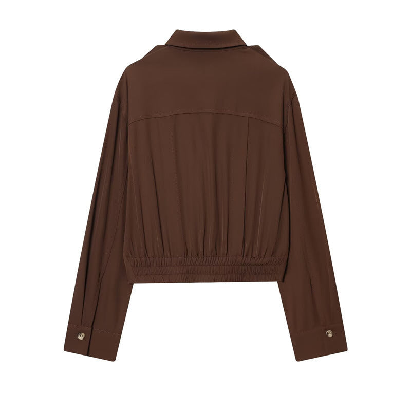 Fashionable All-match Shoulder Strap Shirt