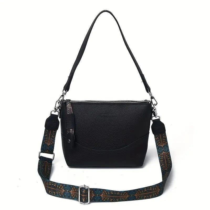 ILEERA Timeless Artistry Large Embroidered Shoulder Bag