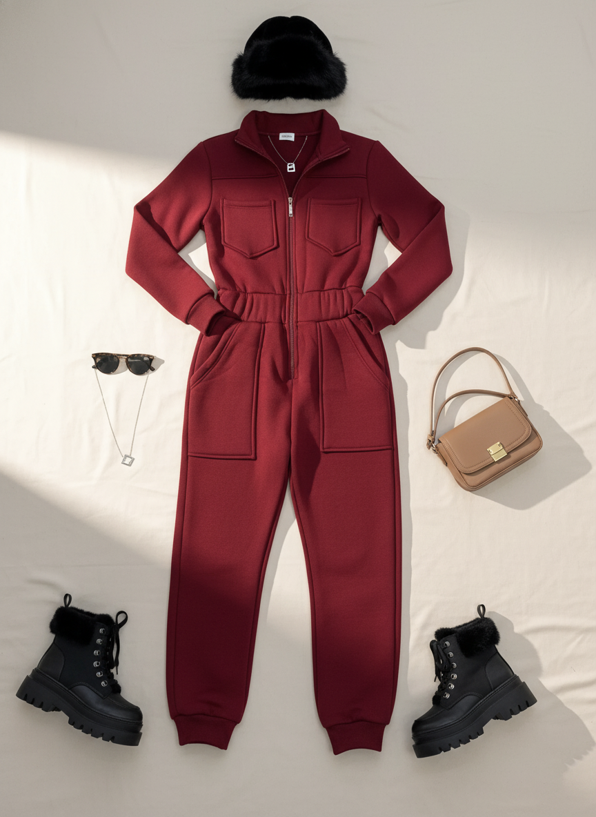 Pure Cotton Winter Essential Jumpsuit