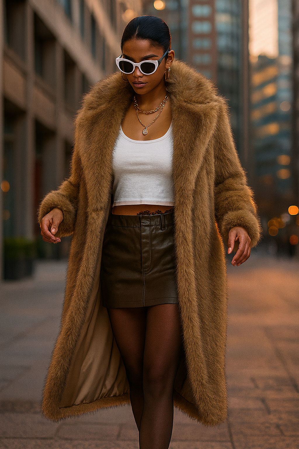 Winter Elegance Long Coat