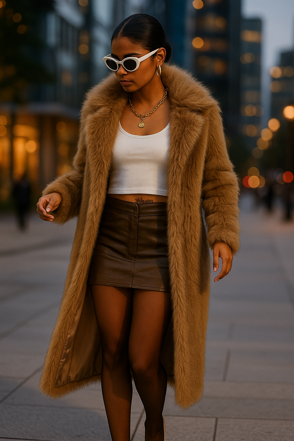 Winter Elegance Long Coat