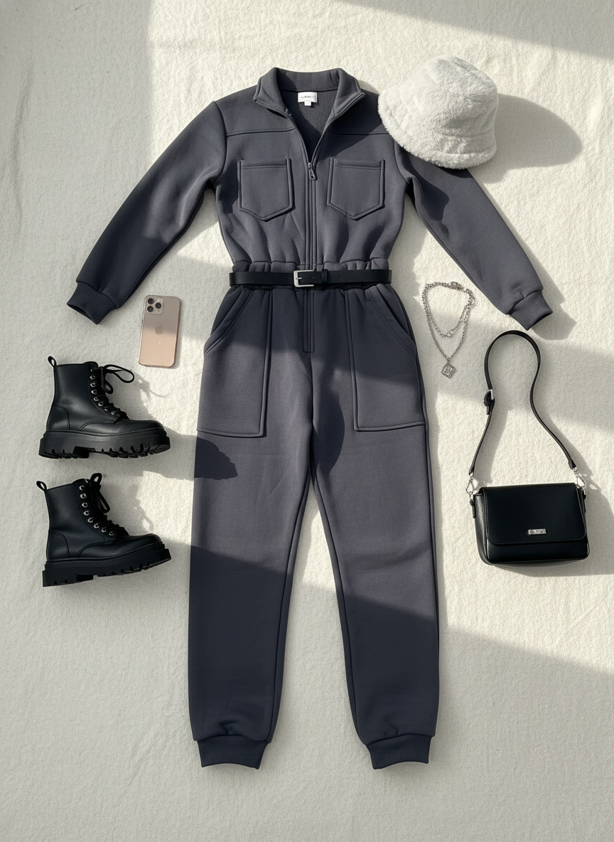 Pure Cotton Winter Essential Jumpsuit