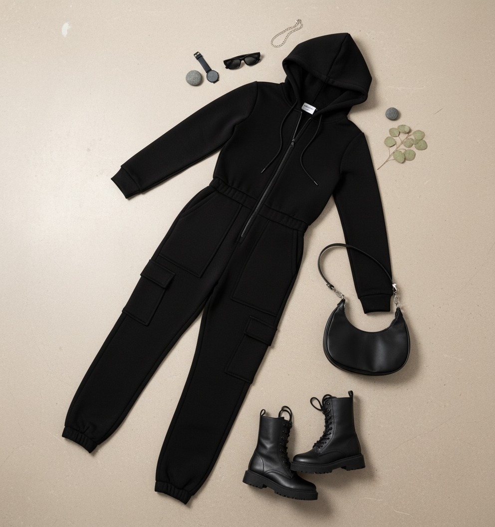 Pure Cotton Winter Essential Jumpsuit